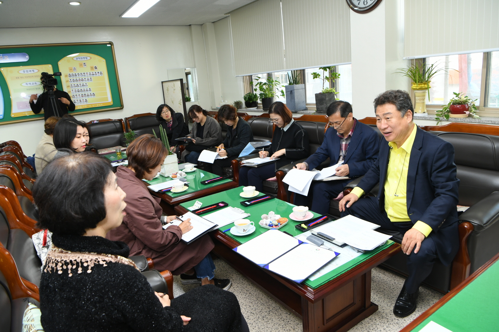 2019 학교방문 및 학교장과의 간담회 - 장자중학교 이미지 8 - 본문에 자세한설명을 제공합니다.