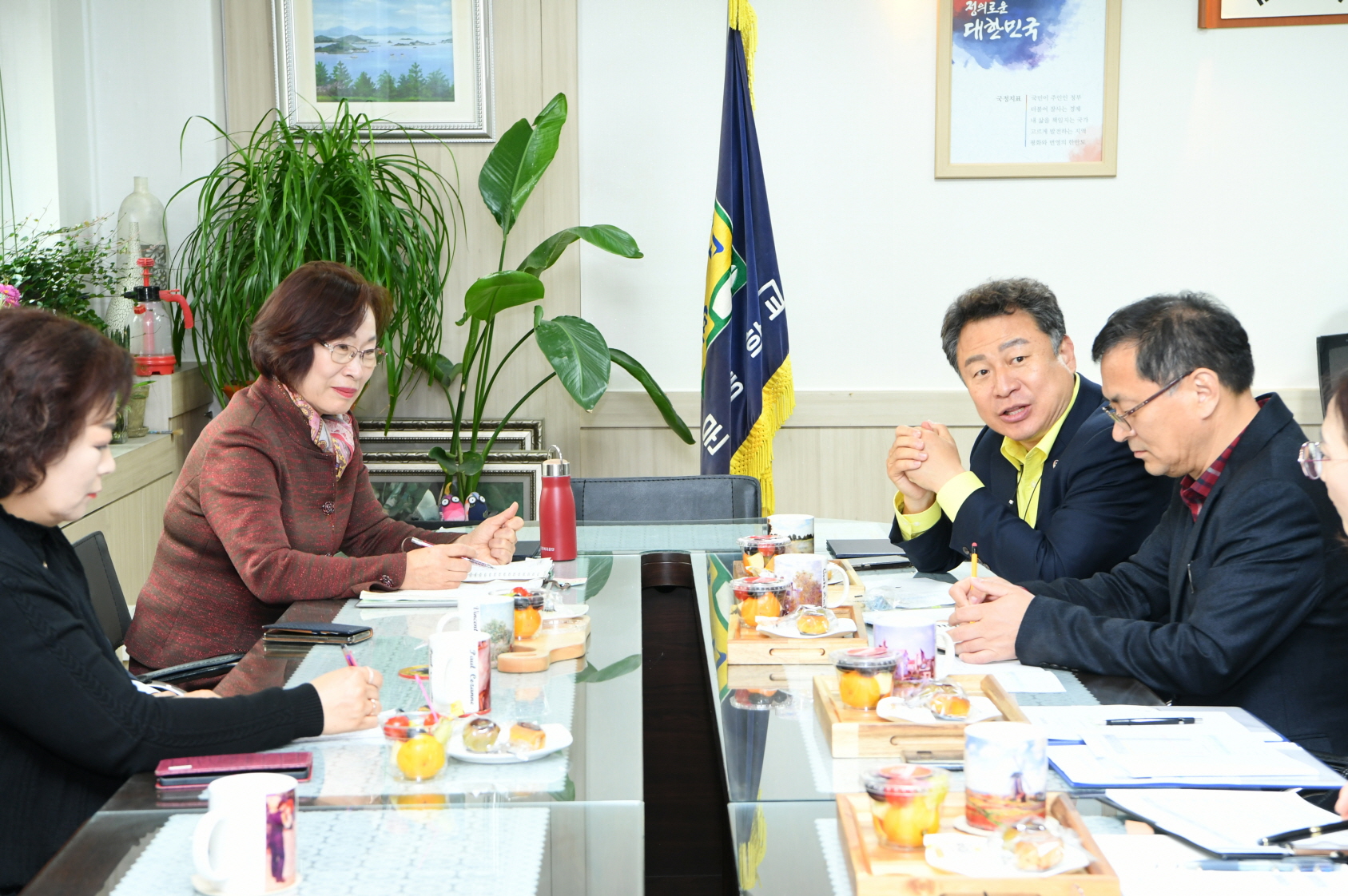 2019 학교방문 및 학교장과의 간담회 - 교문중학교 이미지 7 - 본문에 자세한설명을 제공합니다.
