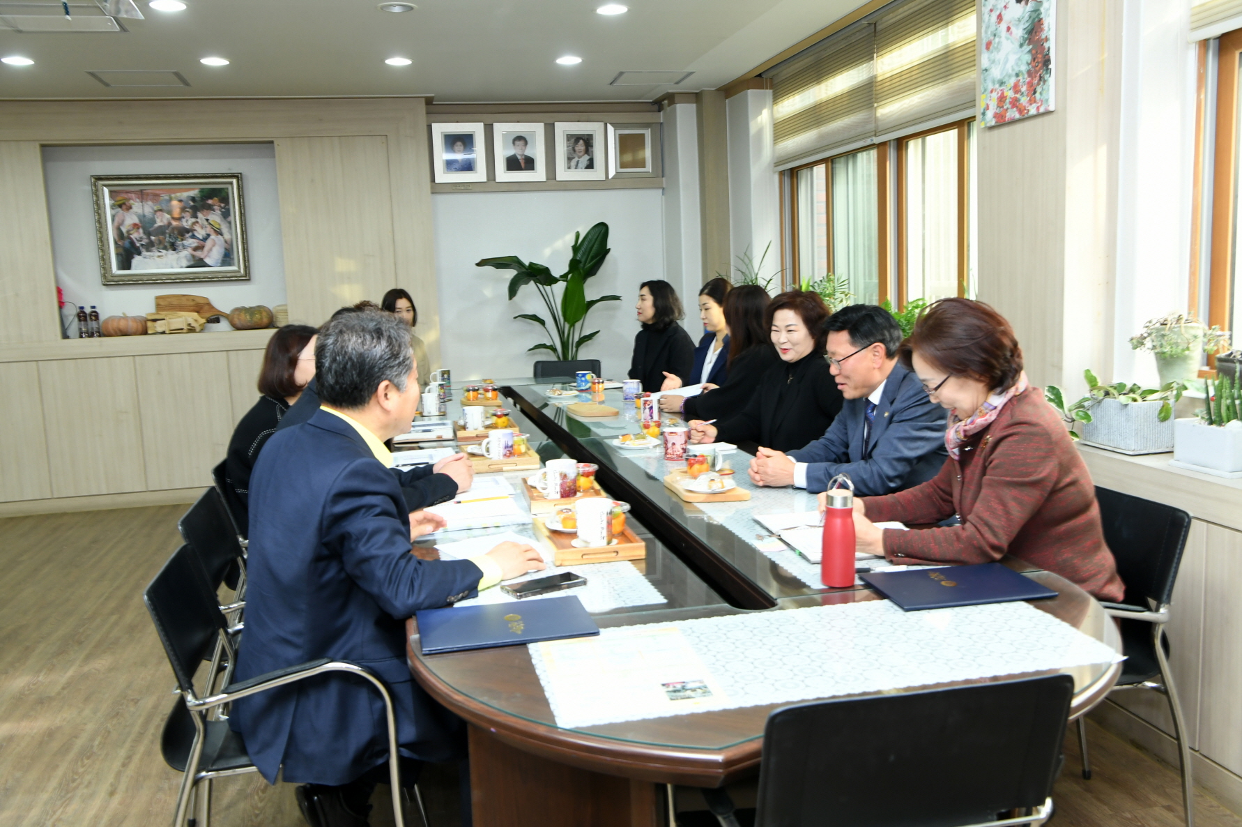 2019 학교방문 및 학교장과의 간담회 - 교문중학교 이미지 9 - 본문에 자세한설명을 제공합니다.