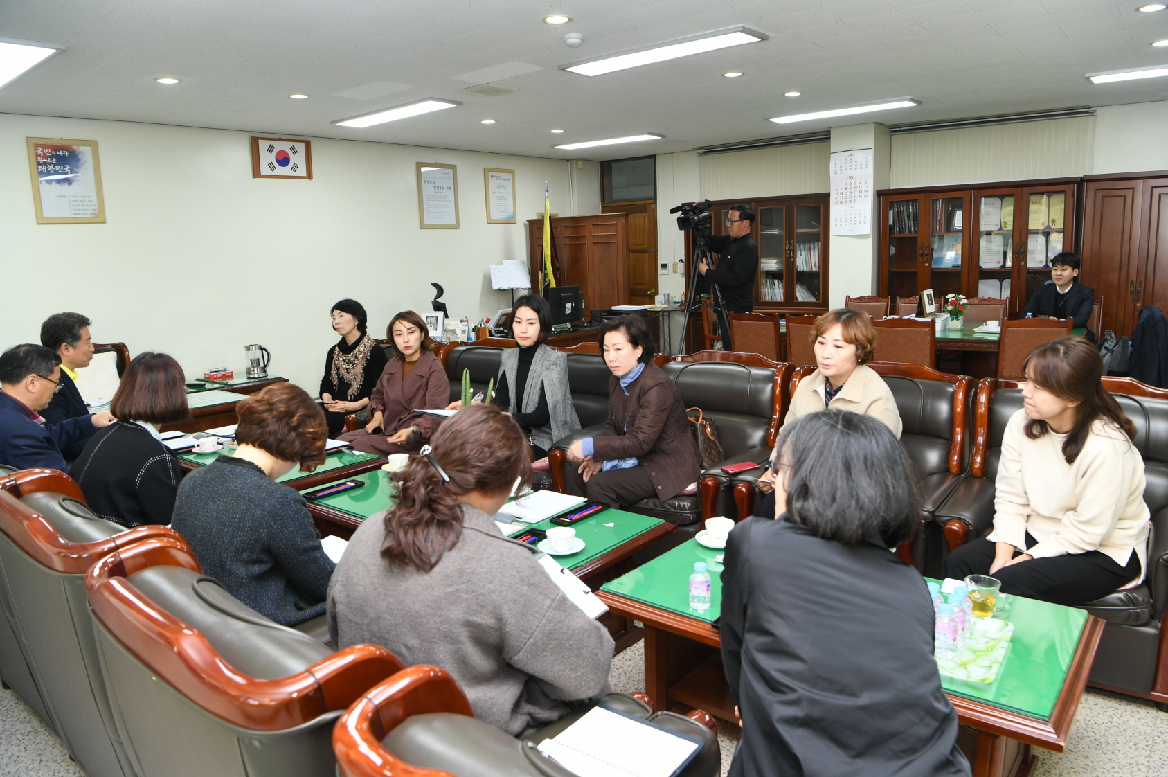 2019 학교방문 및 학교장과의 간담회 - 장자중학교 이미지 6 - 본문에 자세한설명을 제공합니다.
