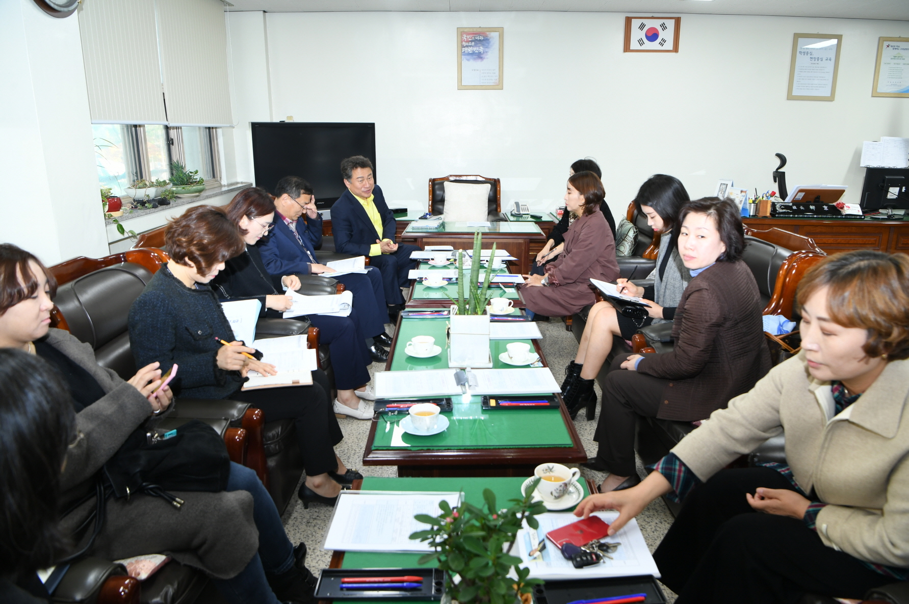2019 학교방문 및 학교장과의 간담회 - 장자중학교 이미지 10 - 본문에 자세한설명을 제공합니다.