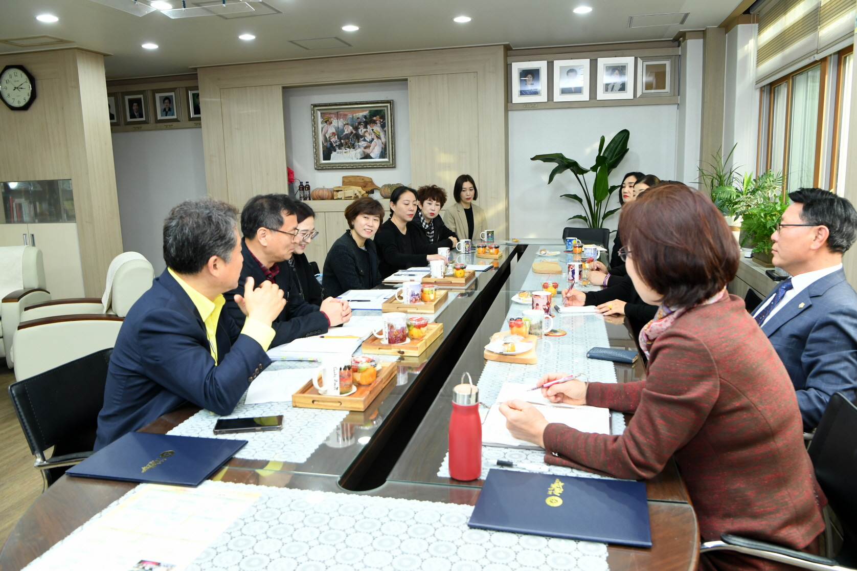 2019 학교방문 및 학교장과의 간담회 - 교문중학교 이미지 8 - 본문에 자세한설명을 제공합니다.