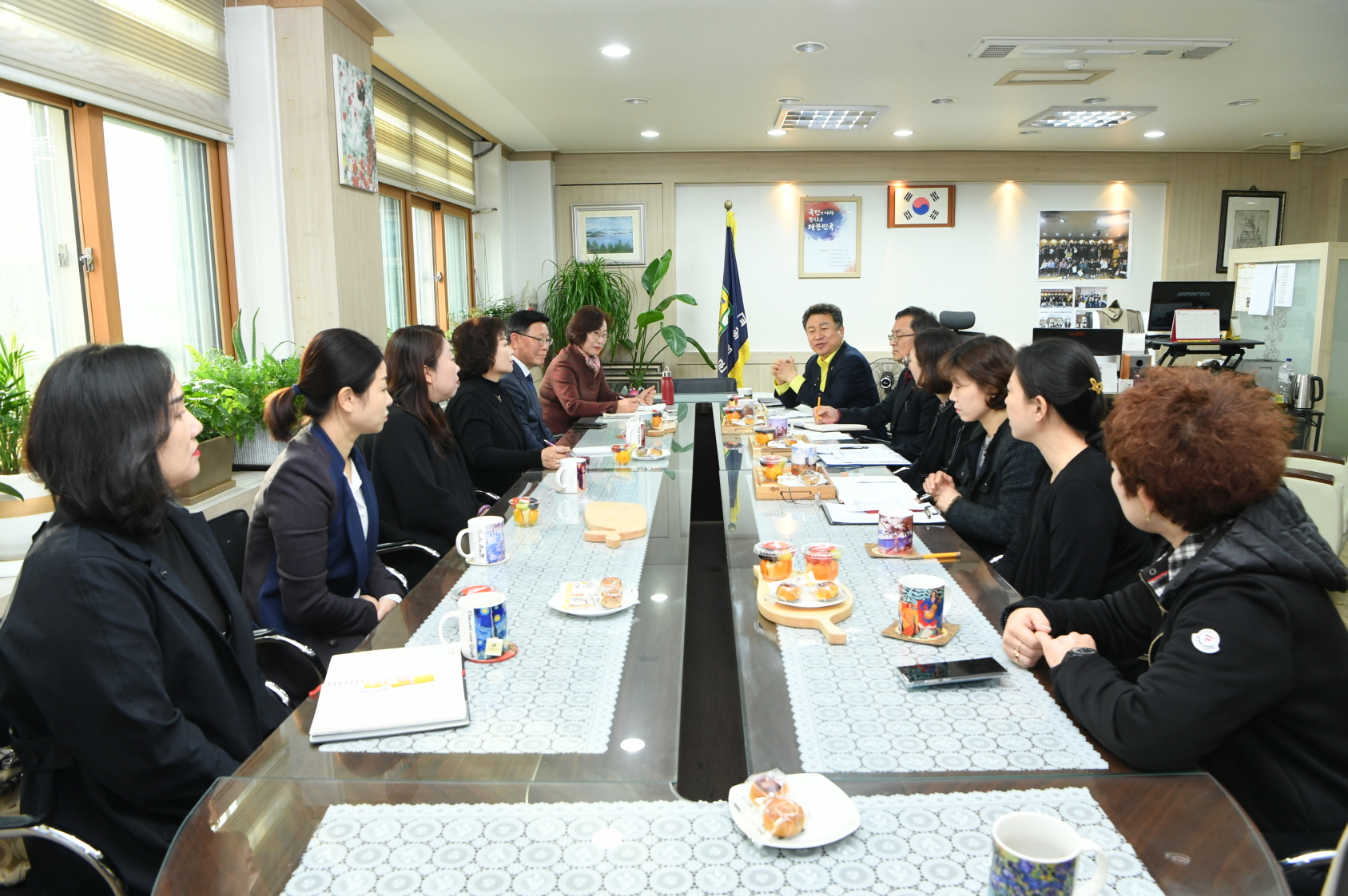 2019 학교방문 및 학교장과의 간담회 - 교문중학교 이미지 6 - 본문에 자세한설명을 제공합니다.