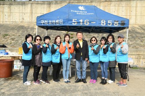 한강수계 수중정화활동 - 구리시해병대전우회 이미지