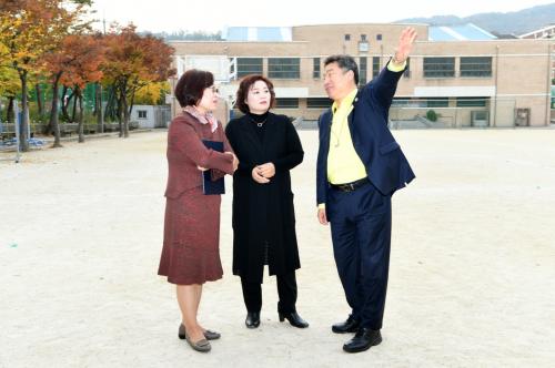 2019 학교방문 및 학교장과의 간담회 - 교문중학교 이미지
