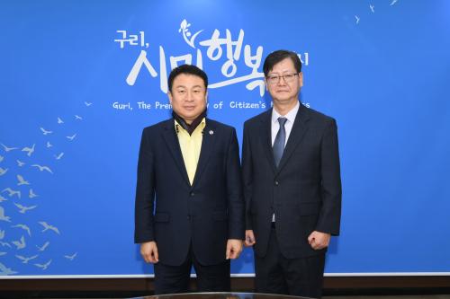 신임 국민건강보험공단 심상감 구리지사장장 방문 이미지
