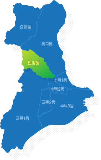 구리시 지도  선택됨