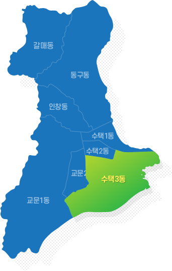 구리시 지도  선택됨